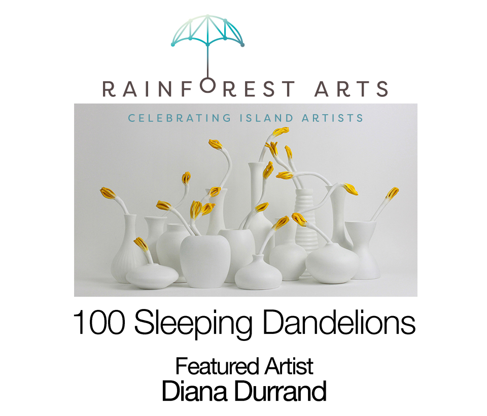 Diana Durrand, 100 Sleeping Dandelions, Featured Artist March & April, 2019